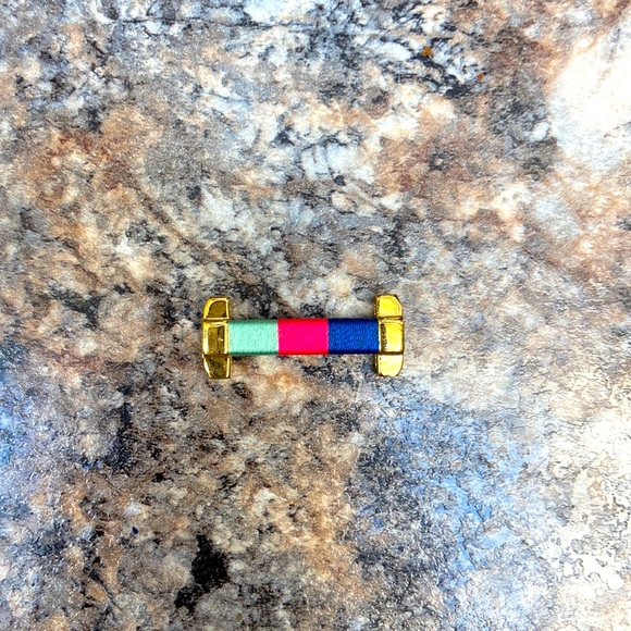 KEEP Collective Jewelry - Keep Collective mint, hot pink, blue on gold metal charm.